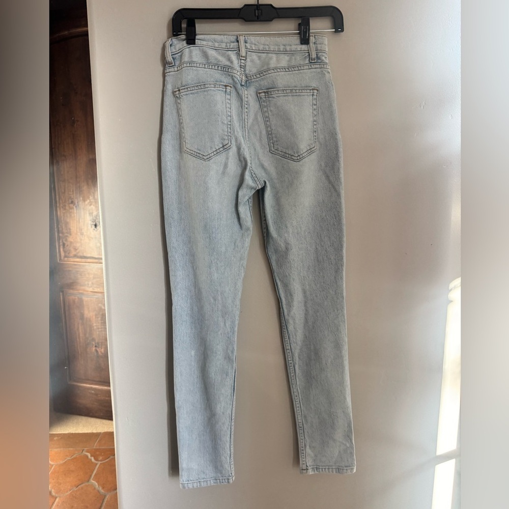Reformation Serena High Rise Skinny Jeans Aruba Wash Minimalist Coastal 25 - Picture 3 of 6